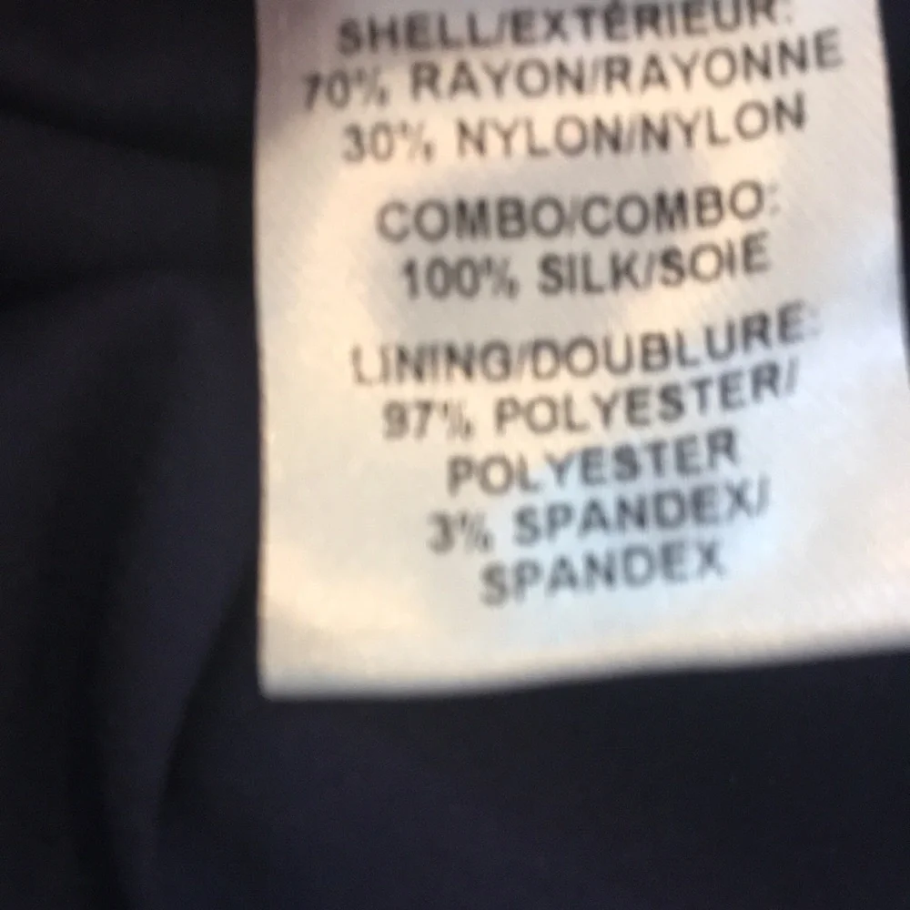 DVF navy blue lace Nisha dress with sheer navy top. - Picture 13 of 16